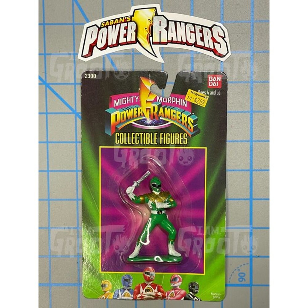 Power Rangers Collectible Figure Green Ranger Tommy Cake Topper Vintage Bandai